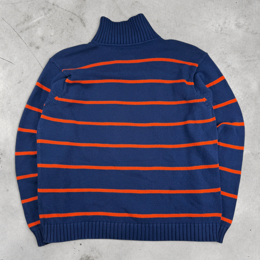 Vintage Ralph Lauren Strickpullover in Blau/Orange, Größe L – Herren, Bild 3