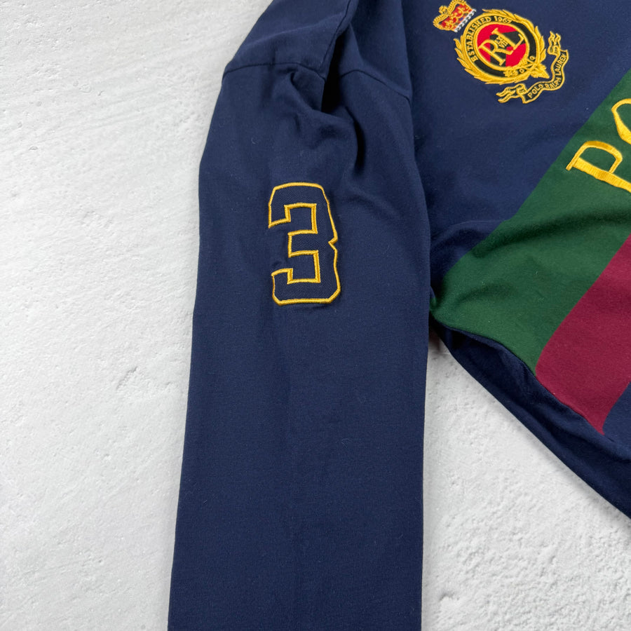 Vintage Ralph Lauren Sweatshirt in Blau, Größe XXL – Herren, Bild 4