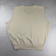 Vintage Ralph Lauren Strick-Weste in Beige, Größe M – Damen, Bild 4