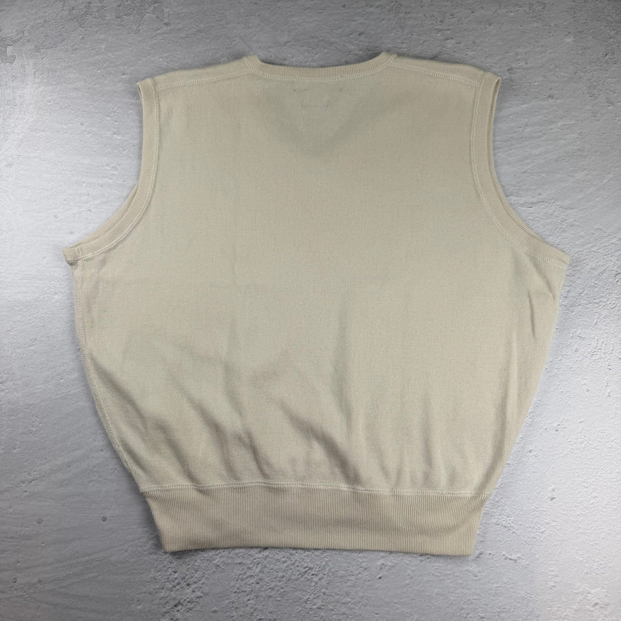 Vintage Ralph Lauren Strick-Weste in Beige, Größe M – Damen, Bild 4