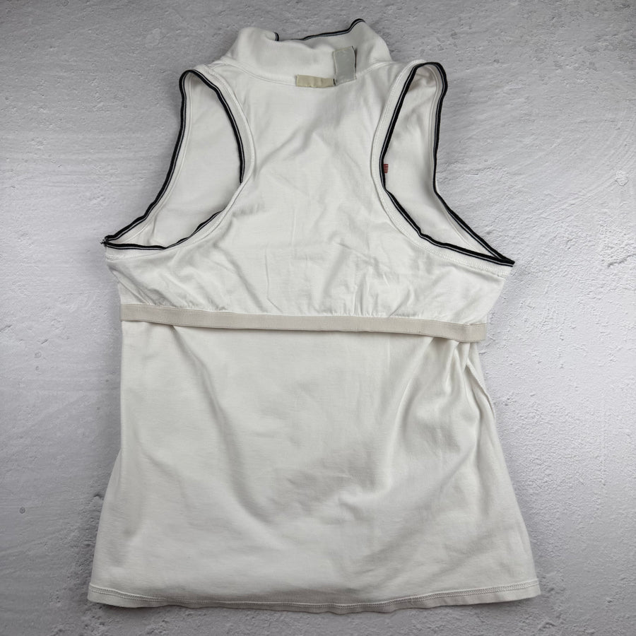 Vintage Ralph Lauren Polohemd ärmellos in Weiß, Größe XL – Damen, Bild 5