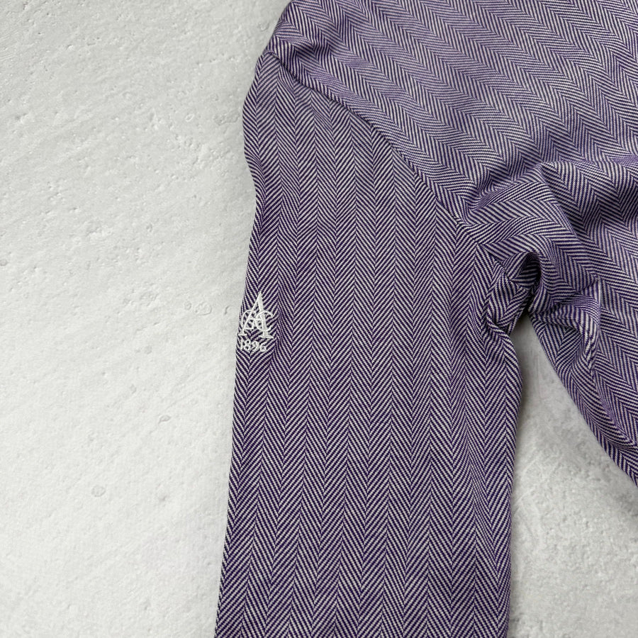 Vintage Ralph Lauren Quarter-Zip Sweatshirt in Lila, Größe M – Damen, Bild 5