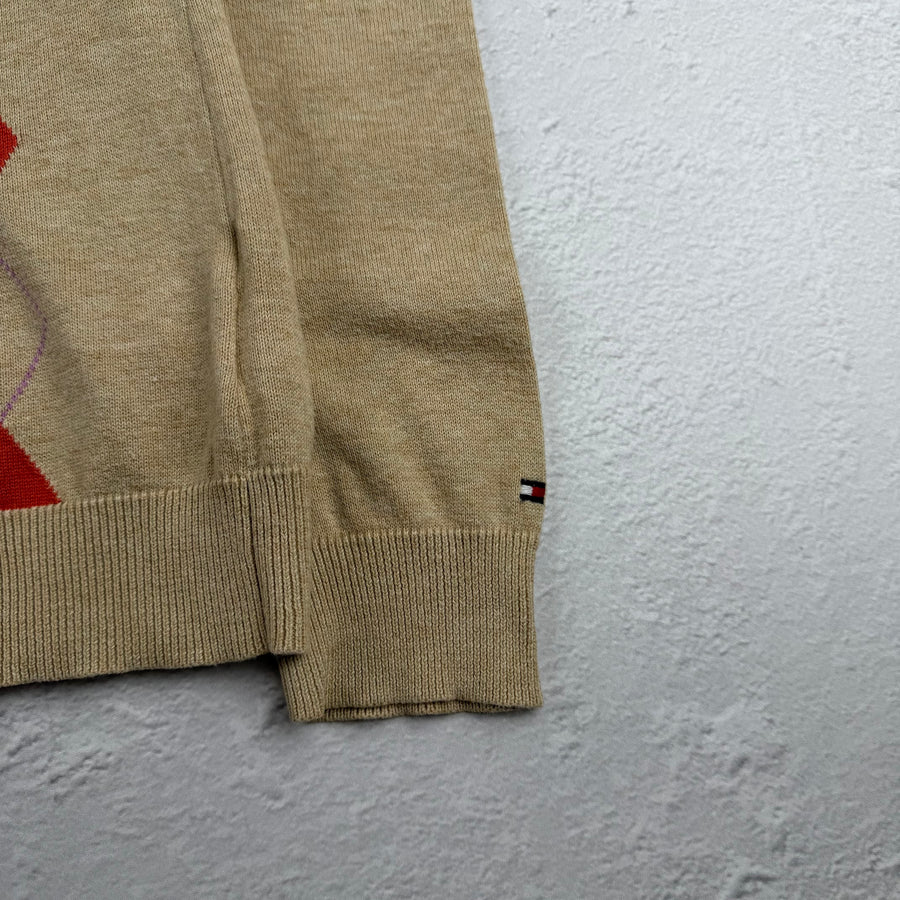 Vintage Tommy Hilfiger Sweatshirt in Beige, Größe S – Damen, Bild 3