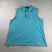 Vintage Ralph Lauren Weste in Hellblau, Größe L – Damen, Bild 2