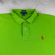 Vintage Ralph Lauren Poloshirt in Grün, Größe XL – Damen, Bild 3