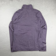 Vintage Ralph Lauren Quarter-Zip Sweatshirt in Lila, Größe M – Damen, Bild 4