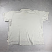 Vintage Ralph Lauren Poloshirt in Weiß, Größe L – Damen, Bild 4