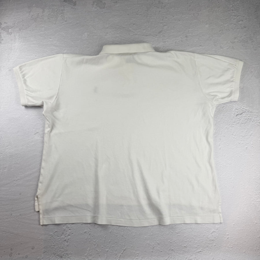 Vintage Ralph Lauren Poloshirt in Weiß, Größe L – Damen, Bild 4
