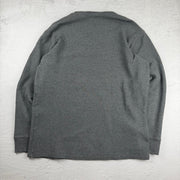 Vintage Ralph Lauren Waffle-Sweatshirt in Grau, Größe XL – Herren, Bild 3