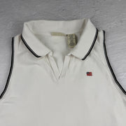 Vintage Ralph Lauren Polohemd ärmellos in Weiß, Größe XL – Damen, Bild 3