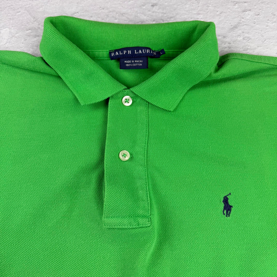 Vintage Ralph Lauren Polohemd in Grün, Größe L – Damen, Bild 3
