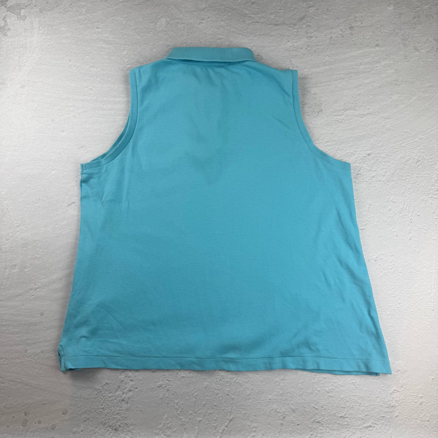 Vintage Ralph Lauren Weste in Hellblau, Größe L – Damen, Bild 4