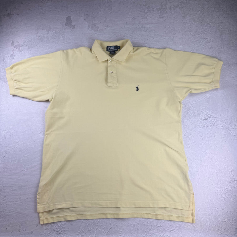 Vintage Ralph Lauren Poloshirt in Gelb, Größe XL – Herren, Bild 2