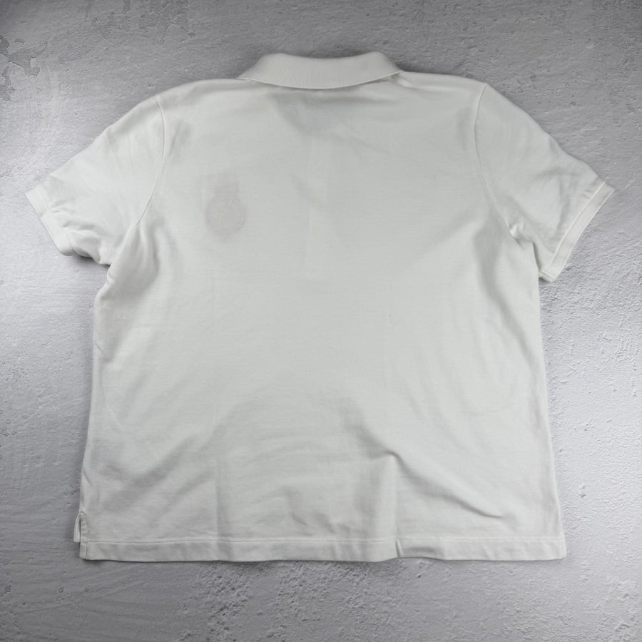 Vintage Ralph Lauren Poloshirt in Weiß, Größe XL – Damen, Bild 4