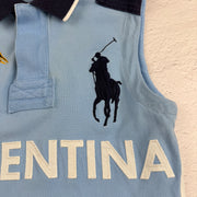 Vintage Ralph Lauren Poloshirt ärmellos in Blau, Größe S – Damen, Bild 3