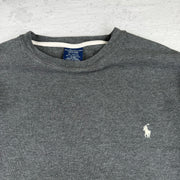 Vintage Ralph Lauren Waffle-Strickpullover in Grau, Größe XXL – Herren, Bild 3