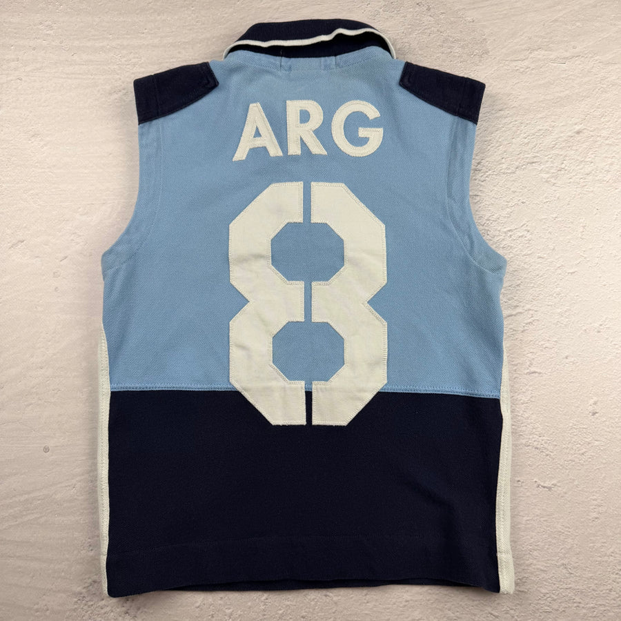 Vintage Ralph Lauren Poloshirt ärmellos in Blau, Größe S – Damen, Bild 5