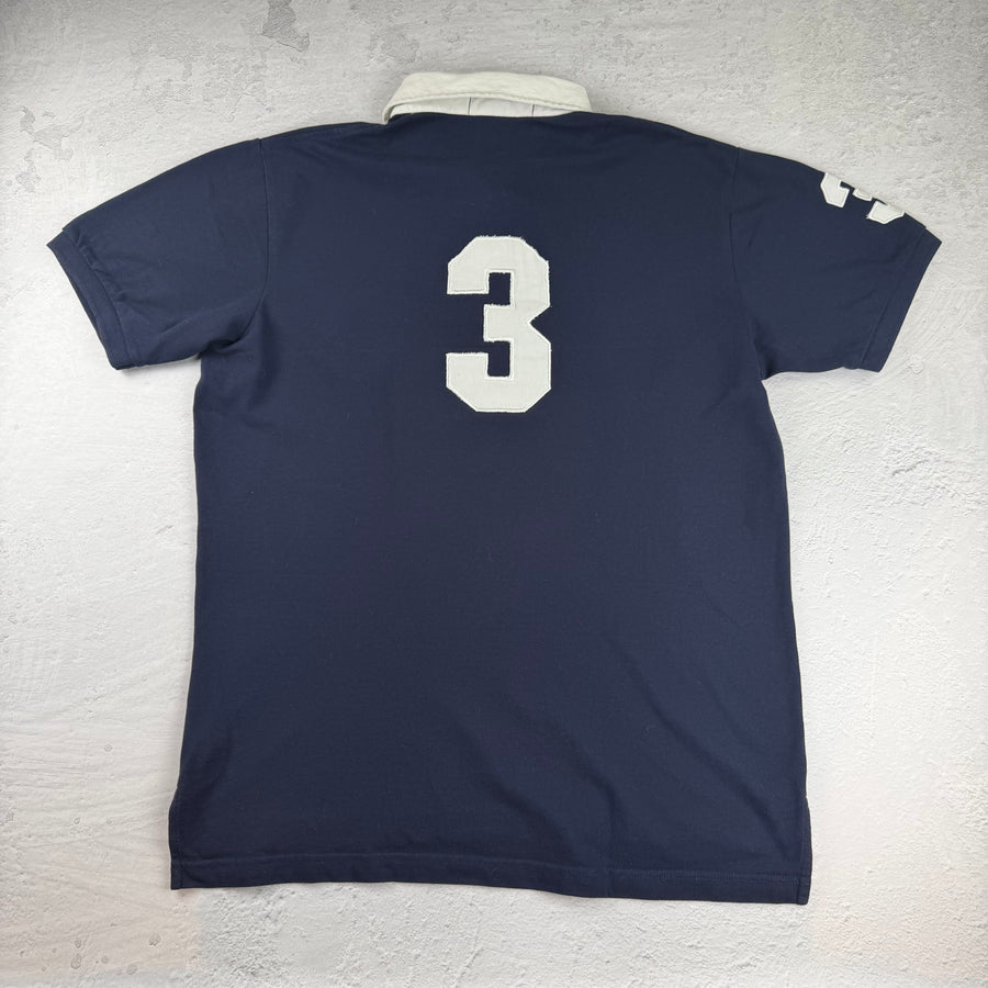 Vintage US Polo Poloshirt in Blau, Größe L – Herren, Bild 4