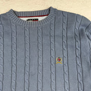 Vintage Tommy Hilfiger Strickpullover in Blau, Größe M – Herren, Bild 3