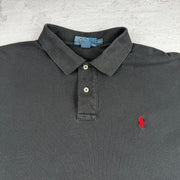 Vintage Ralph Lauren Poloshirt in Schwarz, Größe XL – Herren, Bild 2