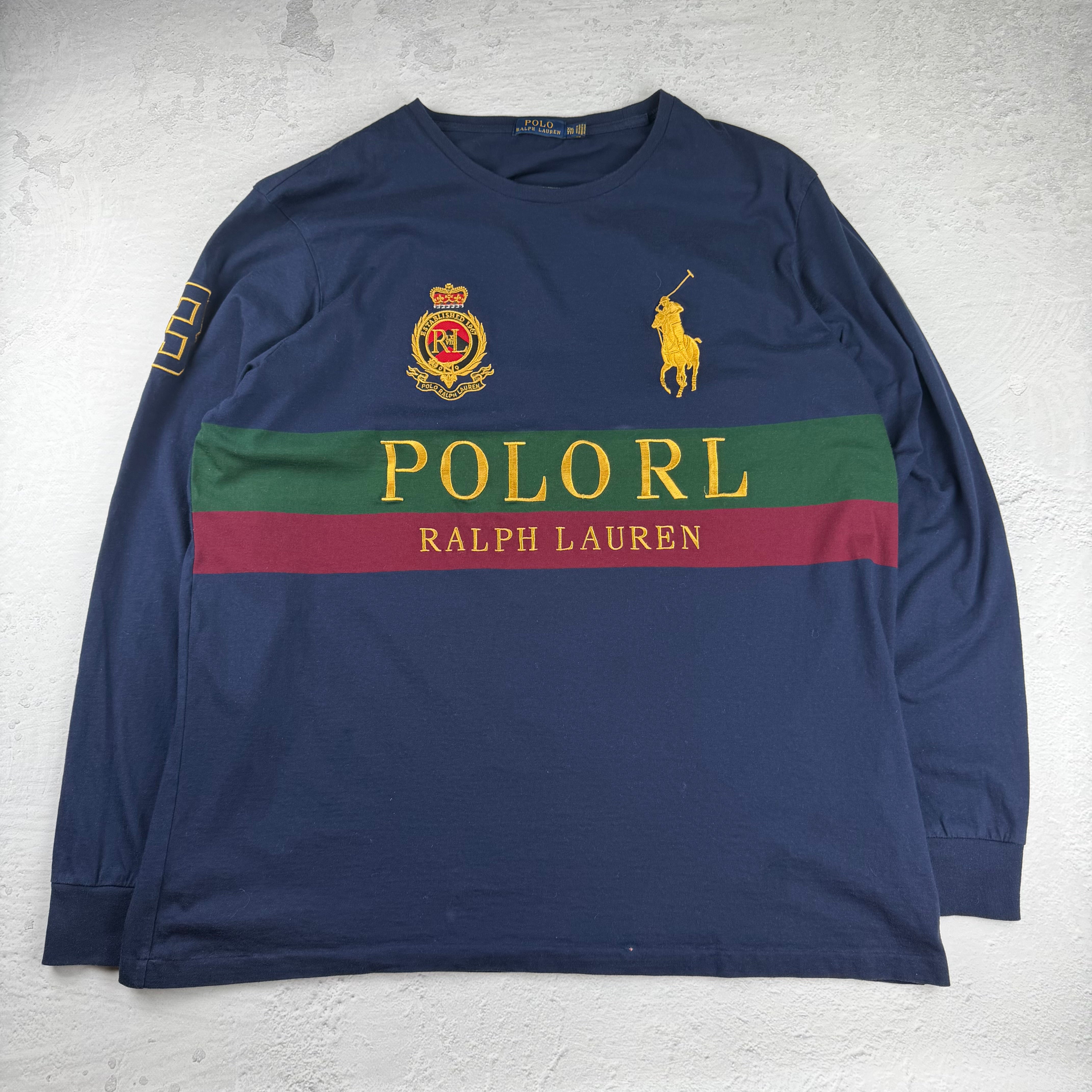 Vintage Ralph Lauren Sweatshirt in Blau, Größe XXL – Herren, Bild 2