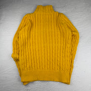 Vintage Ralph Lauren Strickjacke in Gelb, Größe M – Damen, Bild 4