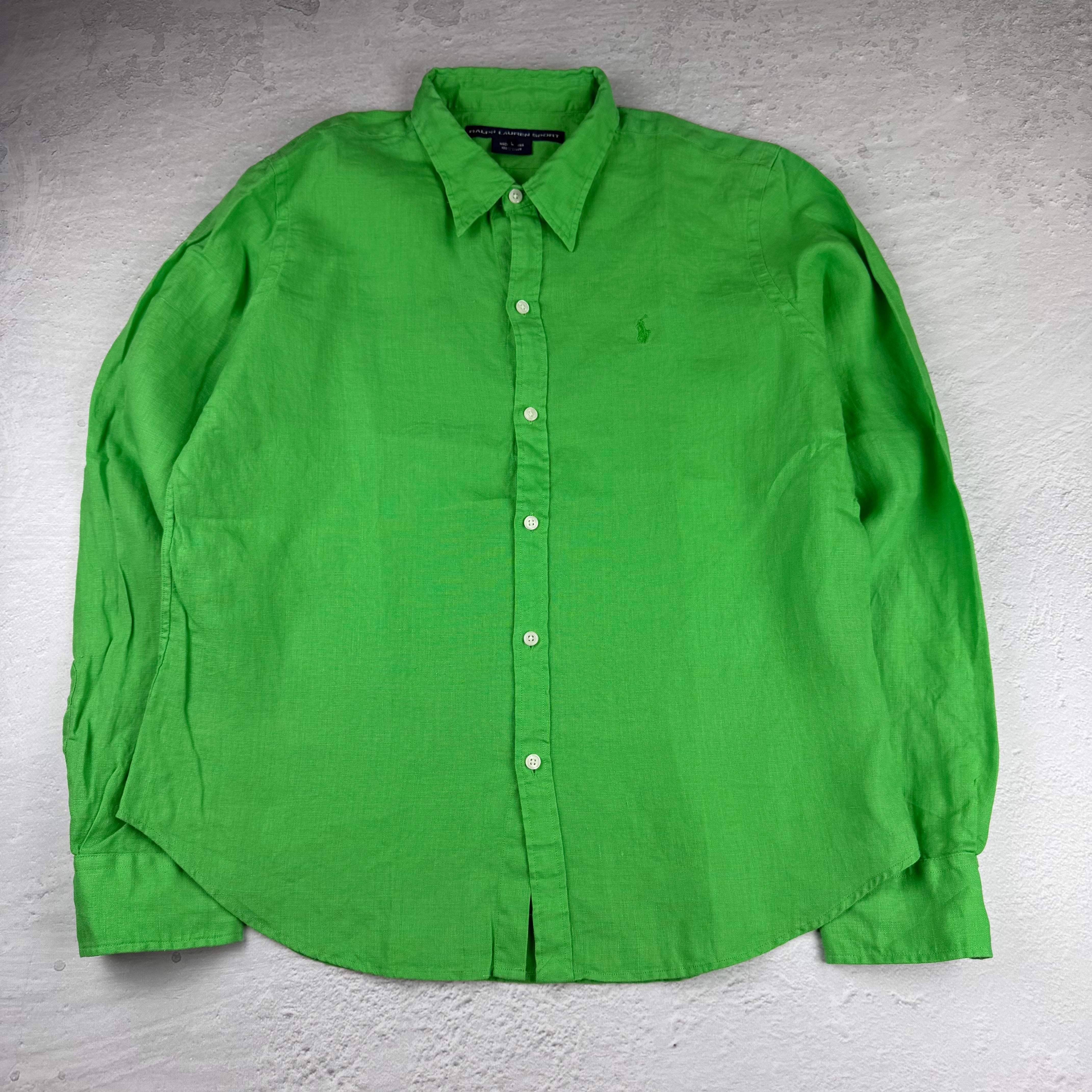 Vintage Ralph Lauren Hemd in Grün, Größe L – Damen, Bild 2