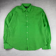 Vintage Ralph Lauren Hemd in Grün, Größe L – Damen, Bild 2
