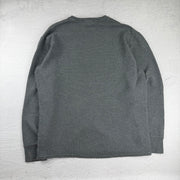 Vintage Ralph Lauren Waffle-Strickpullover in Grau, Größe XXL – Herren, Bild 4