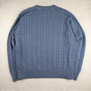 Vintage Tommy Hilfiger Strickpullover in Blau, Größe M – Herren, Bild 4