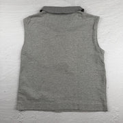 Vintage Ralph Lauren Poloshirt ärmellos in Grau, Größe XL – Damen, Bild 3