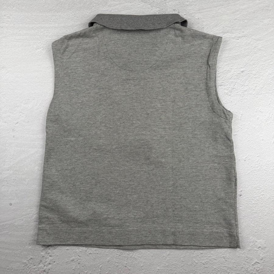 Vintage Ralph Lauren Poloshirt ärmellos in Grau, Größe XL – Damen, Bild 3