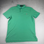 Vintage Ralph Lauren Poloshirt in Grün, Größe L – Herren, Bild 2