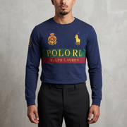 Vintage Ralph Lauren Sweatshirt in Blau, Größe XXL – Herren