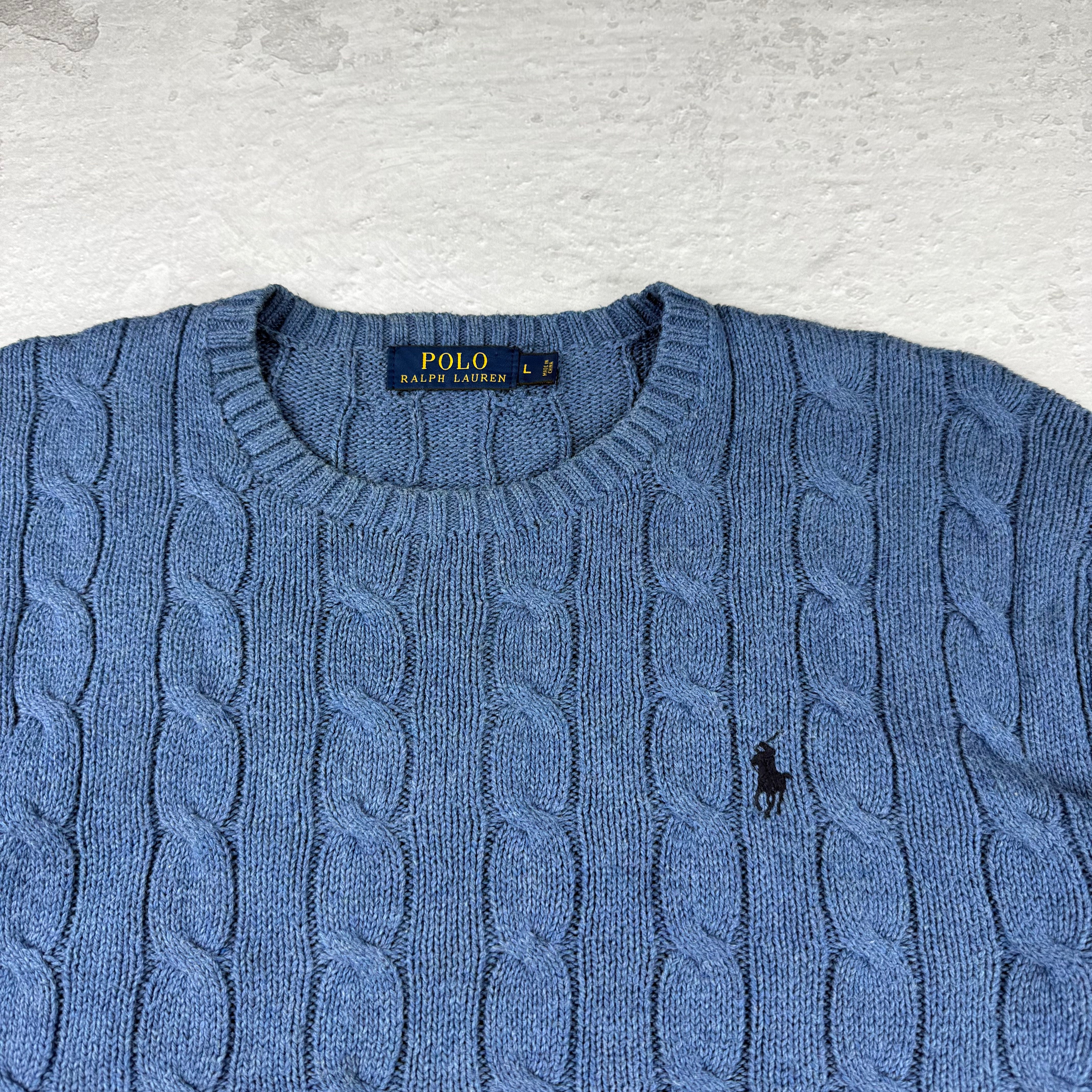 Polo Ralph Lauren Strickpullover — Blau — L