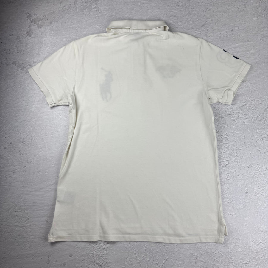 Polo Ralph Lauren Polohemd Slim Fit — Weiß — L