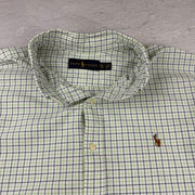 Polo Ralph Lauren Hemd Kariert — Grün/Blau — XXL