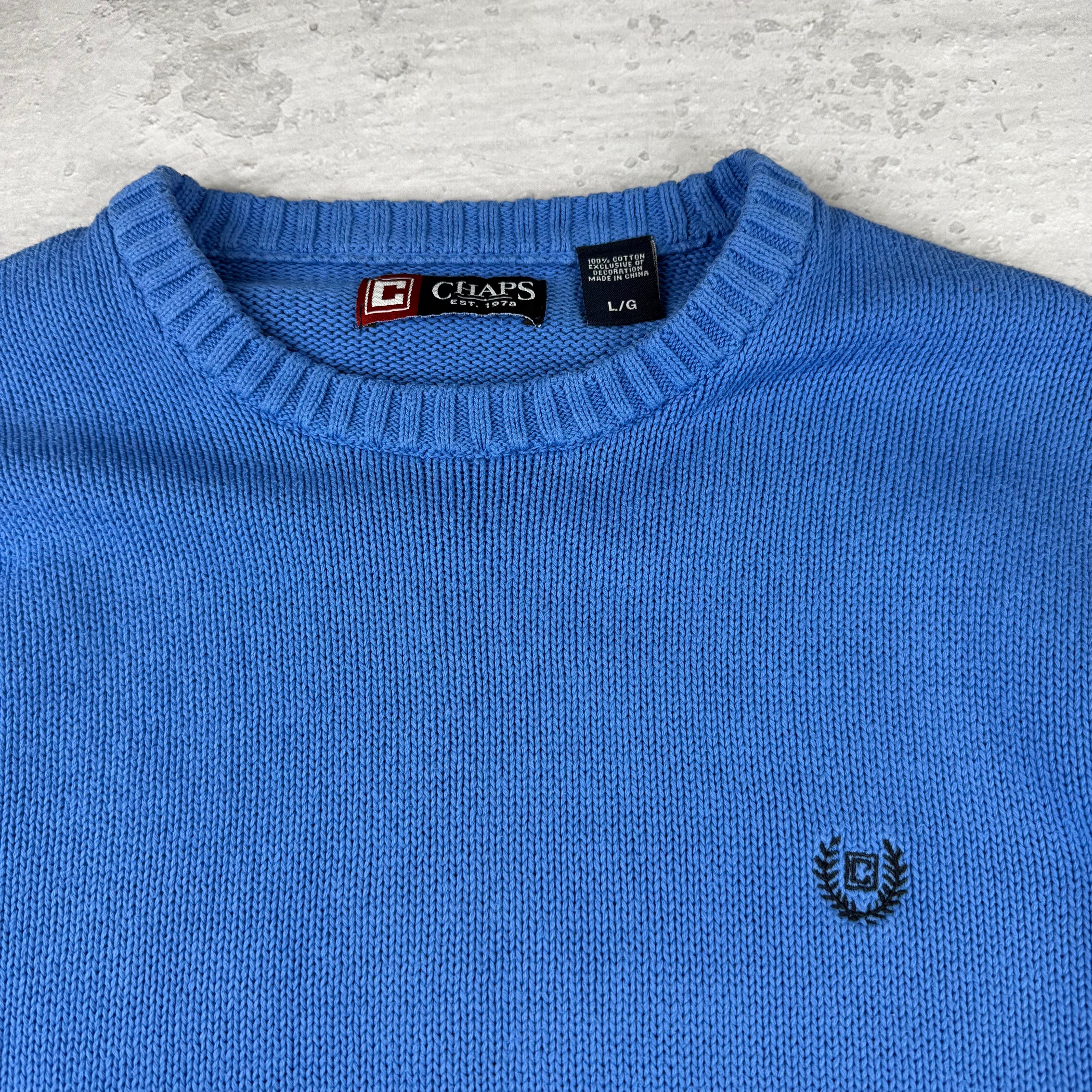 Chaps Ralph Lauren Sweatshirt — Blau — L