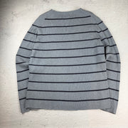 Polo Jeans Ralph Lauren Sweatshirt Gestreift — Grau/Blau — XXL