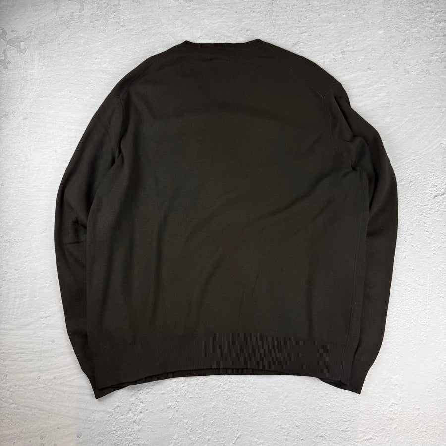 Polo Ralph Lauren V-Neck Sweatshirt — Schwarz — L