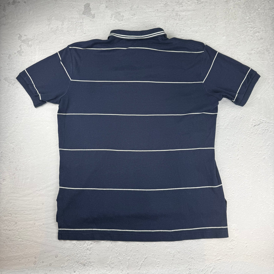 Polo Ralph Lauren Poloshirt Gestreift — Blau/Weiß — L