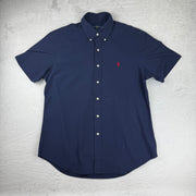 Polo Ralph Lauren Kurzarmhemd — Blau — M