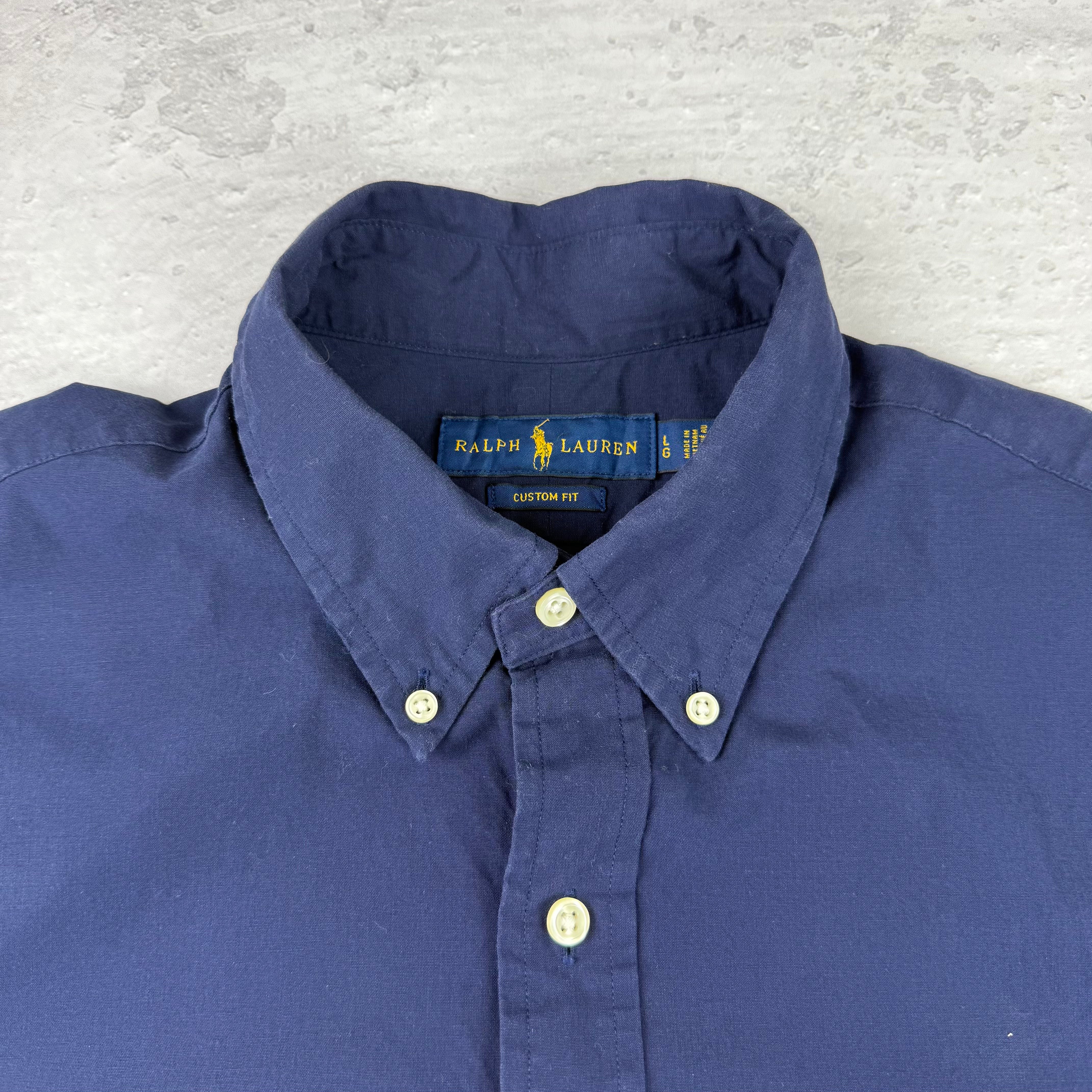 Polo Ralph Lauren Kurzarmhemd — Blau — M