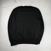 Polo Ralph Lauren V-Neck Sweat Shirt Merino — Schwarz — L