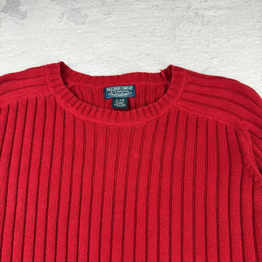 Polo Jeans Ralph Lauren Strickpullover — Rot — XL