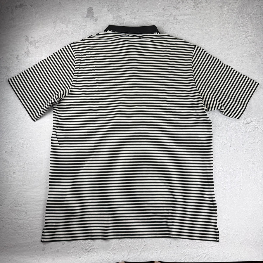 Polo Ralph Lauren Poloshirt Gestreift — Schwarz/Weiß — XL