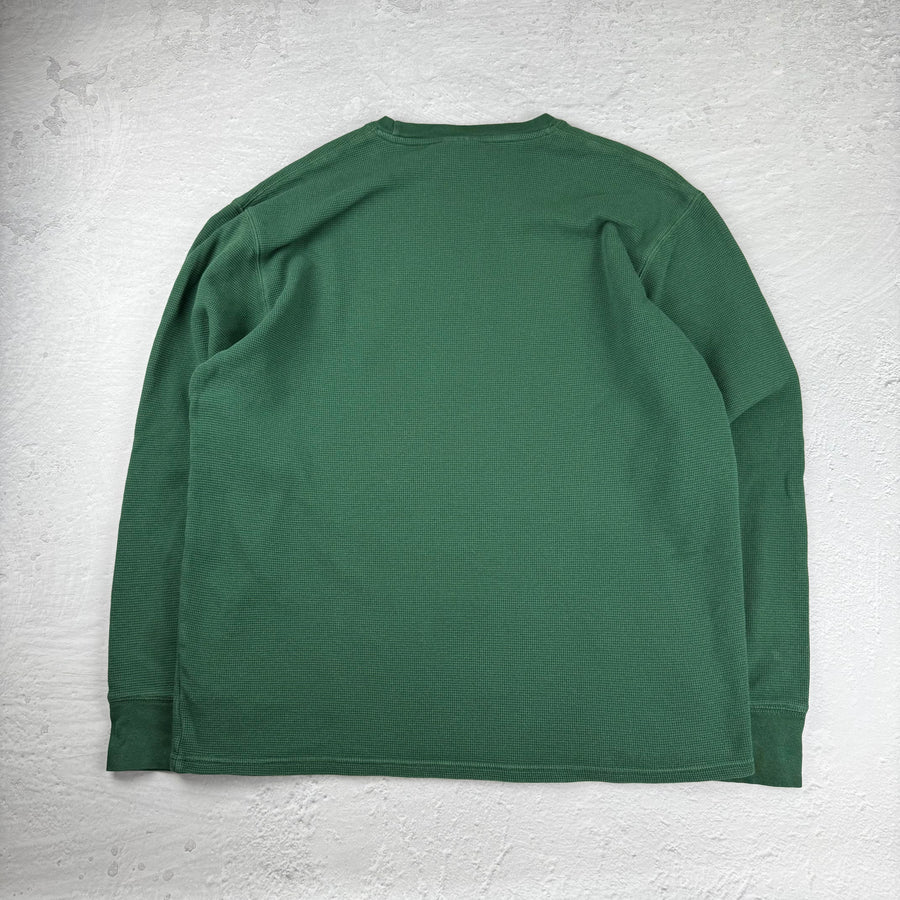 Polo Ralph Lauren Waffle Sweatshirt — Grün — L