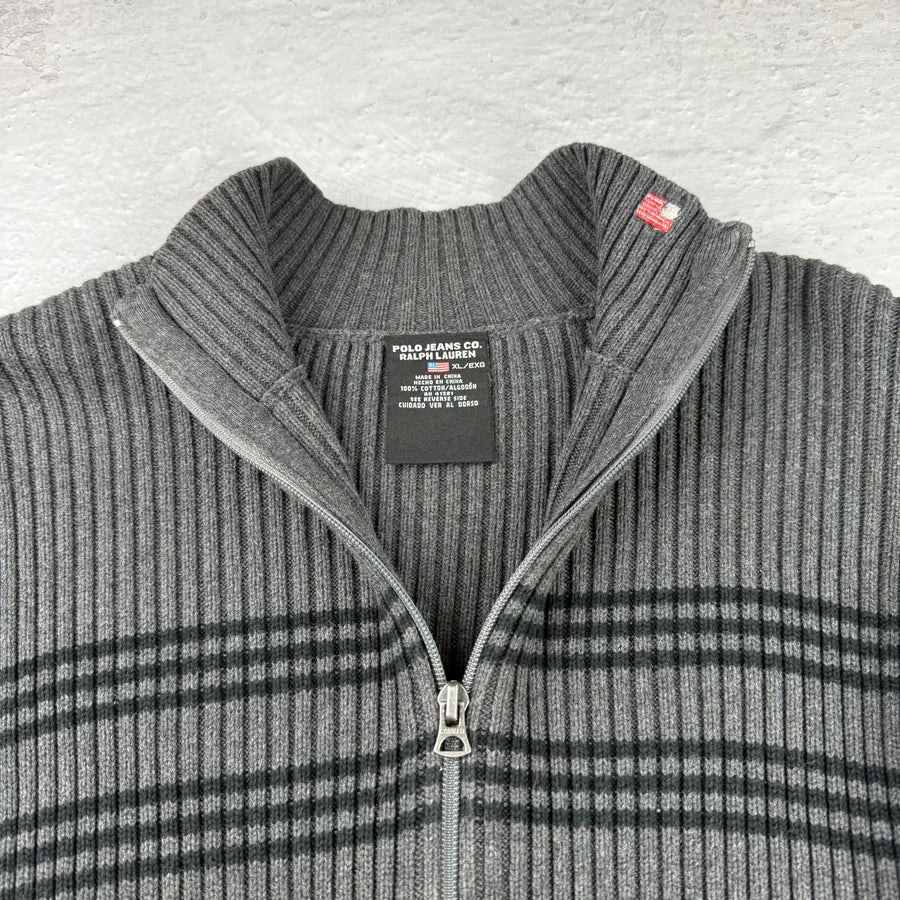 Polo Ralph Lauren Jeans Strickjacke — Grau — XL