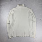 Lauren Ralph Lauren Rollkragen Strickpullover — Weiß — XL
