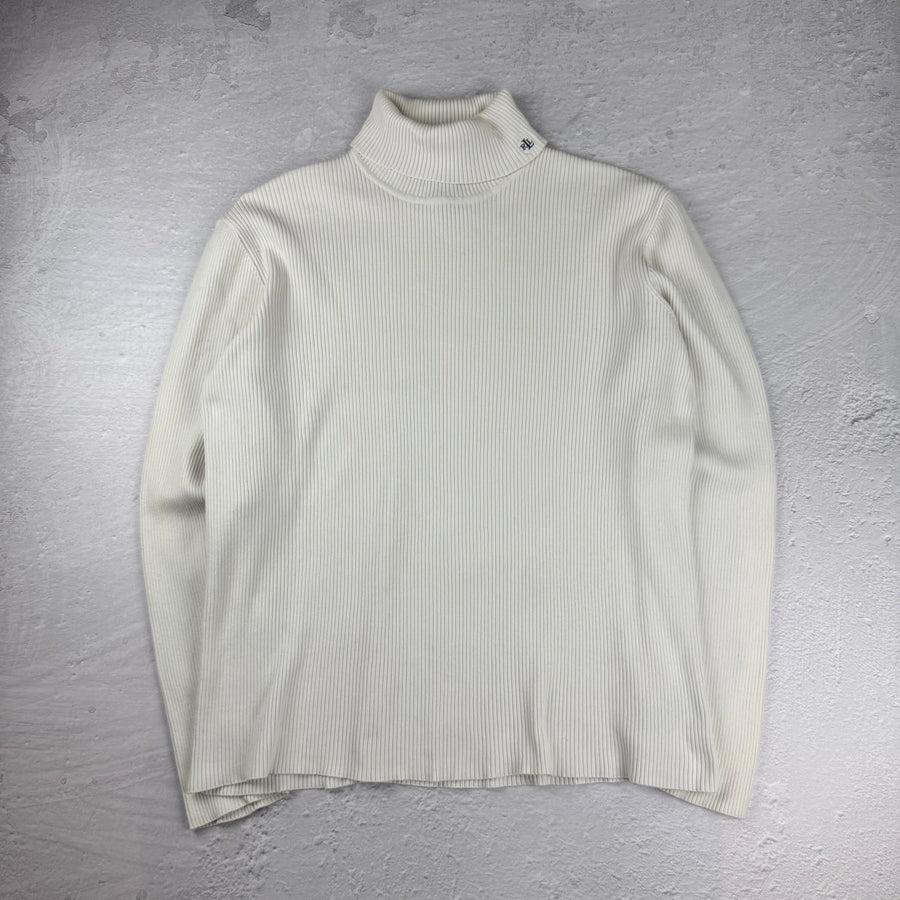 Lauren Ralph Lauren Rollkragen Strickpullover — Weiß — XL